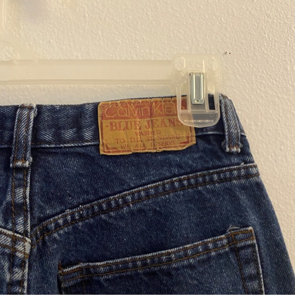 Vintage Women’s Calvin Klein Sport Mid-Rise 100% Cotton Mom Jeans - Size 26W/4 - Picture 7 of 8